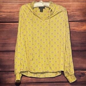 RACHEL ROY RUFFLE TIE NECK BLOUSE SIZE XS